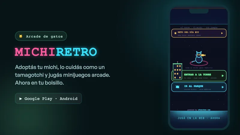 Captura de MichiRetro App